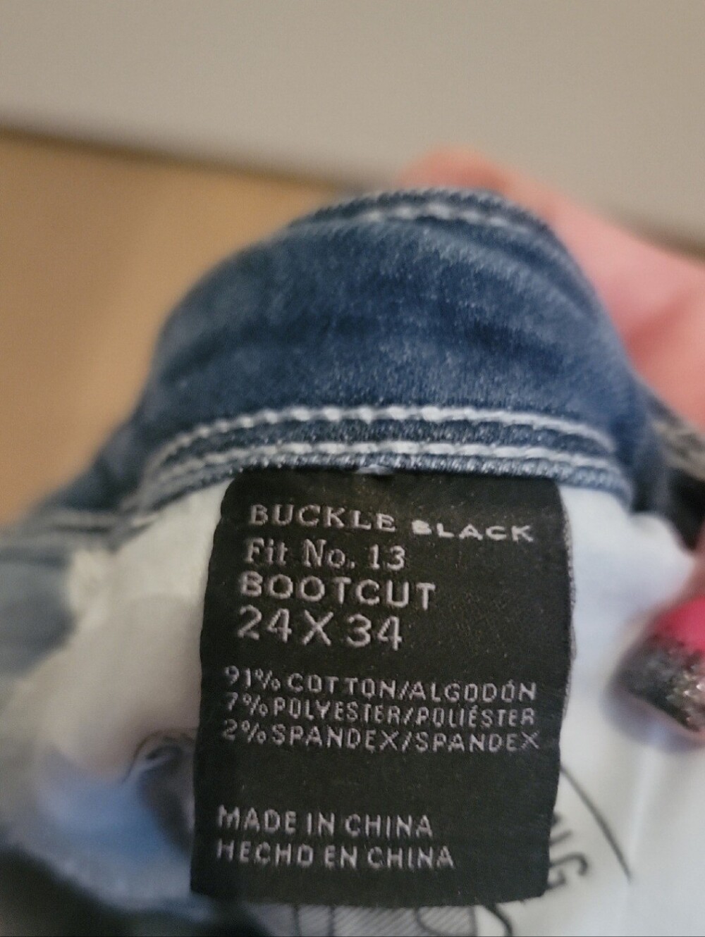 Buckle Black #13 Jeans. Bootcut, Lowrise, Stretch Fit. Size 24x34. NWOT. - Picture 9 of 15